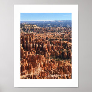 Póster Cañón Bryce, Utah