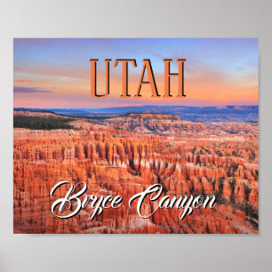 Póster Cañón Bryce Utah