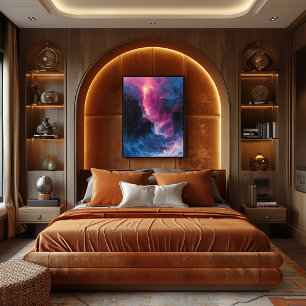 Póster Cañón Celestial: Majestuosa Grieta Cósmica