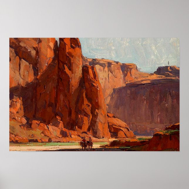 Póster “Cañón de Arizona” de Edgar Payne (Frente)