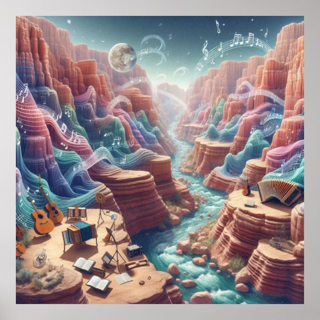 Póster Cañón de ondas sonoras (Frente)