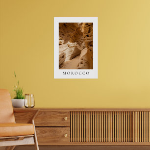 Póster Cañón de Timlalin, cerca de Tamri, Marruecos viaje