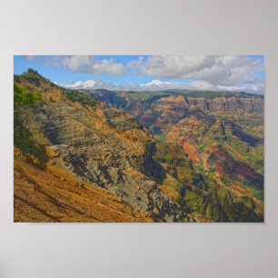 Póster Cañón de Waimea, Kauai, Hawái