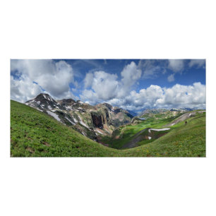 Póster Cañón Elk Creek División Continental Trail Colorad