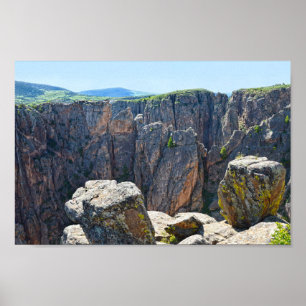 Póster Cañón negro de Gunnison View, Colorado