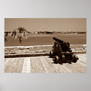 Póster Canon sobre la sepia 1 de la entrada