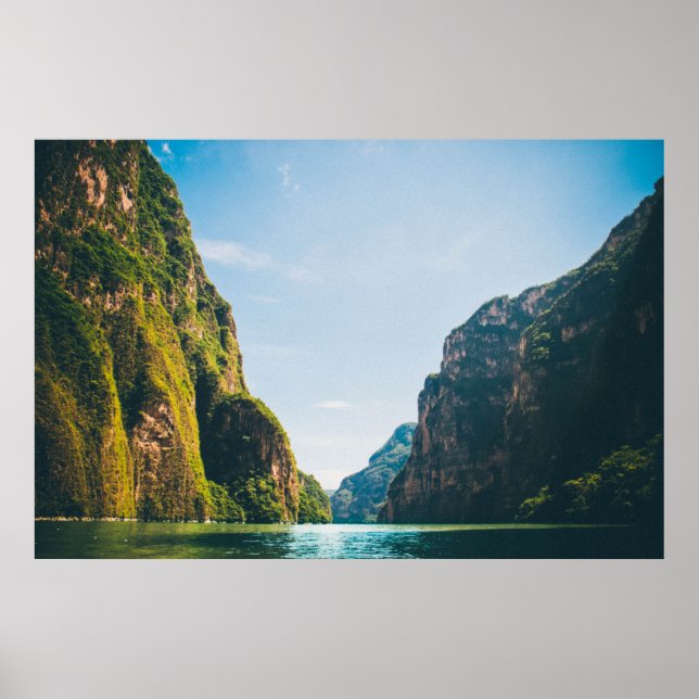 Póster Cañón Sumidero, México (Frente)