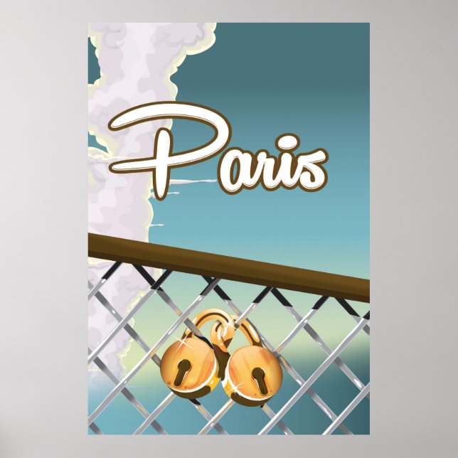 Póster Cañones de amor de París (Frente)