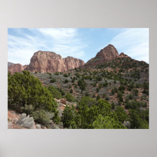 Póster Cañones de Kolob en el Parque Nacional Zion