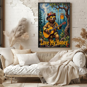 Póster Canopy Chords: Melodías dulces del oso