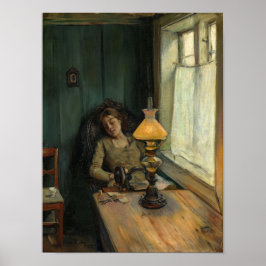 Póster Cansado | Christian Krohg |