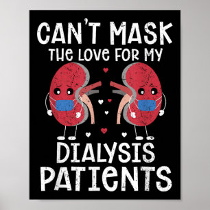 Póster Cant Mask La Tecnología de Diálisis del Amor