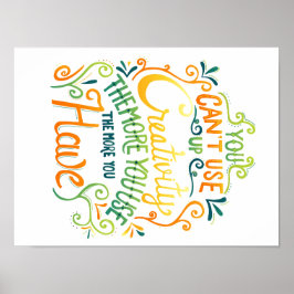 Póster Can't Use Up Creativity