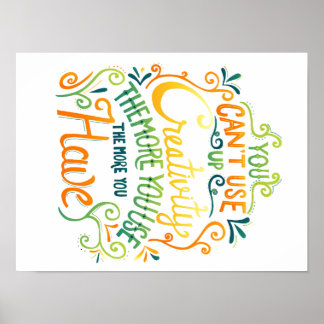 Póster Can't Use Up Creativity