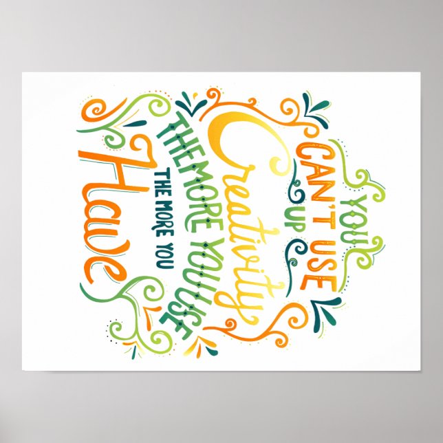 Póster Can't Use Up Creativity (Frente)