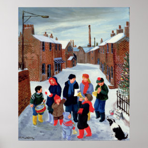 Póster Cantantes del villancico