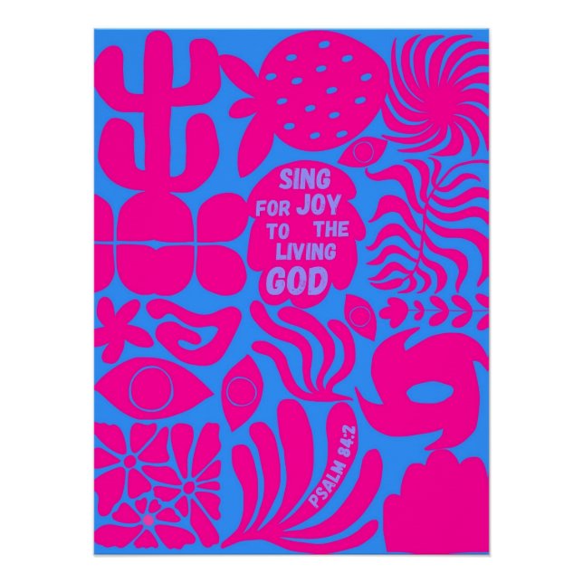 Póster Cantar por alegría al Dios viviente (Anverso)