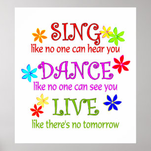 Póster Cante la danza viva