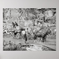 Cantera de granito de Nueva Inglaterra, 1908. Foto