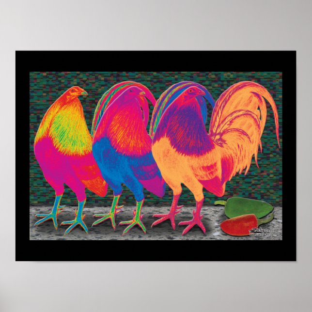 Póster Cantina Roosters (Frente)