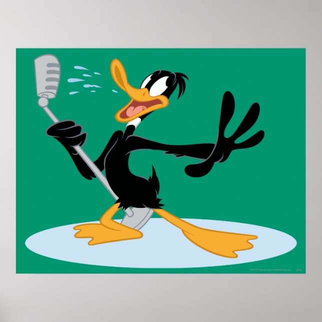 Póster Canto DAFFY DUCK™ (Frente)