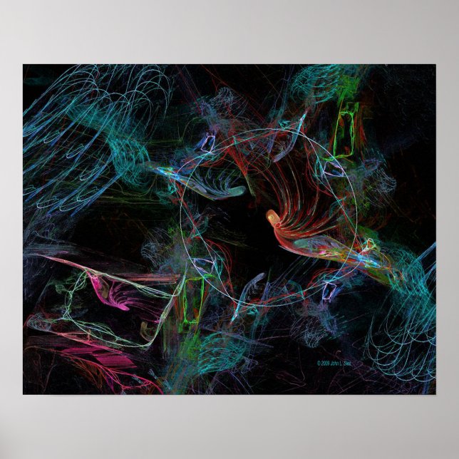 Póster Canto de aves (20x16) (Frente)