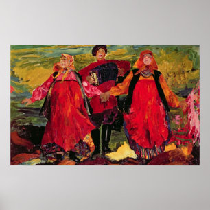 Póster Canto de los campesinos rusos