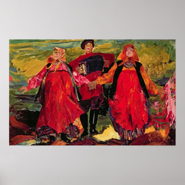 Póster Canto de los campesinos rusos (Frente)