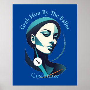 Póster Canto Kamala Lady 2024 Papeleta Thunder_Cove