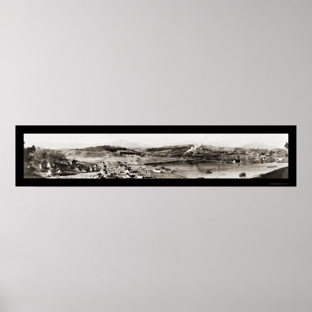 Póster Canton NC Fiber Photo 1911 (Frente)