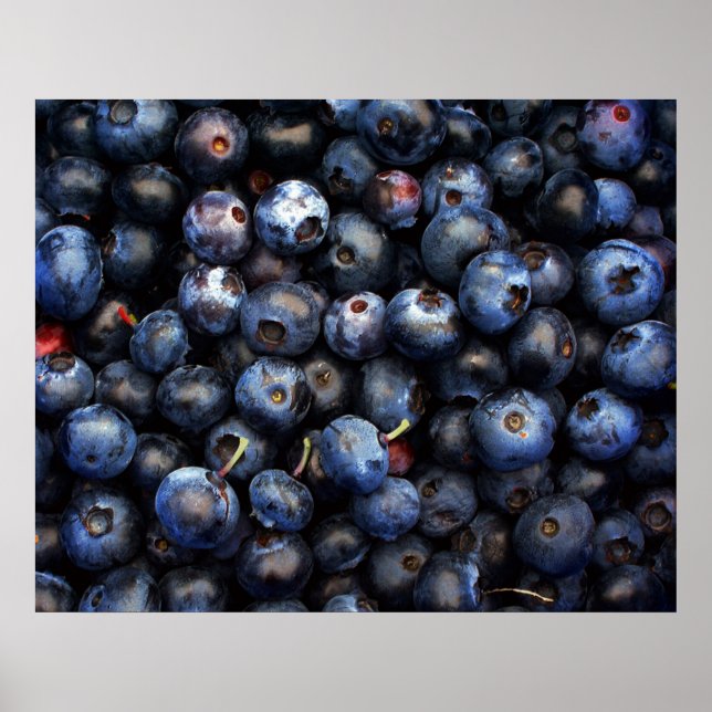 Póster Canvas de Blueberries (Frente)