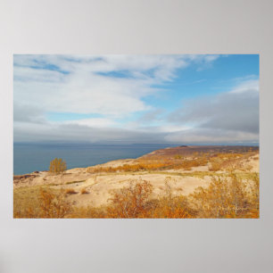 PÓSTER CANVAS GLOSS/ DUNAS/LAGO DE OSO DORMIDO, DUNAS, CI