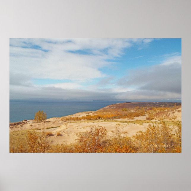PÓSTER CANVAS GLOSS/ DUNAS/LAGO DE OSO DORMIDO, DUNAS, CI (Frente)