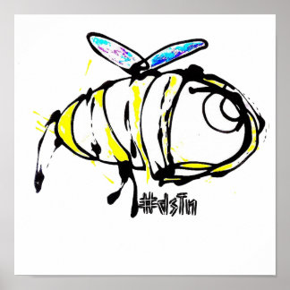 Póster Canvas Print Bee design