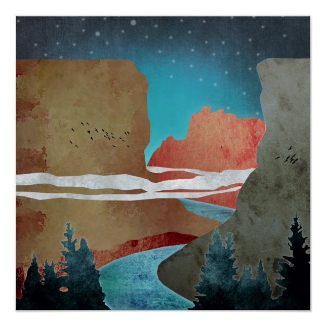 Póster Canyon Birds (Anverso)