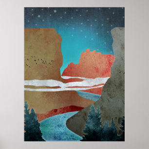 Póster Canyon Birds