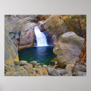 Póster Canyon Fall Print de rey