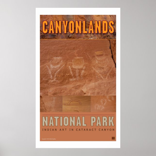 Póster CANYONLAND NAT'L PARK-Moab UT- (Frente)