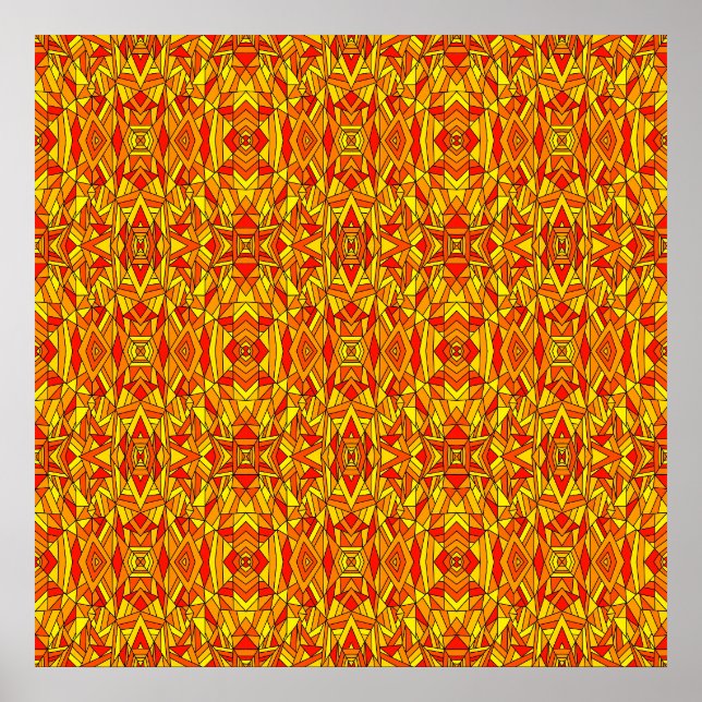 Póster Caos colorido 9 (Frente)