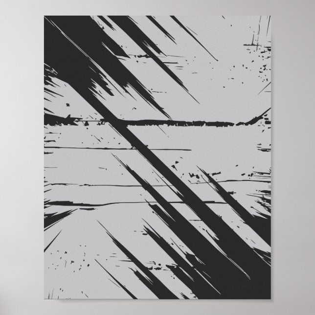 Póster Caos dinámico de los ataques negros (Frente)