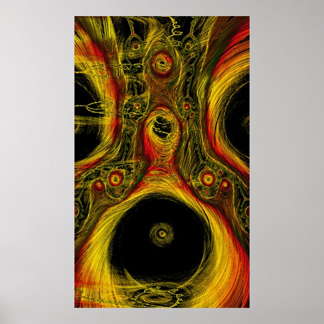 Póster Caos interno (Frente)