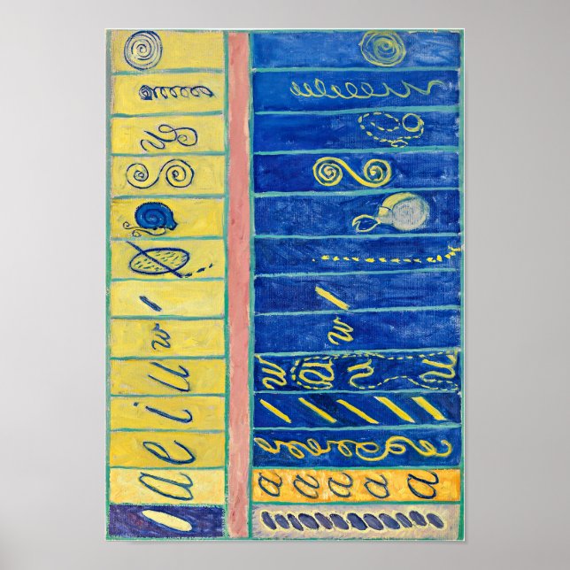 Póster Caos primordial, no 13 | Hilma af Klint | (Frente)