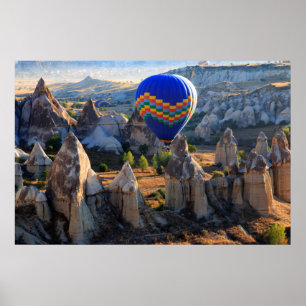 Póster Capadocia, Goreme Globo aerostático