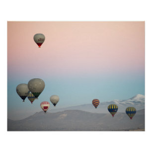 Póster Capadocia. Vuelo en globo