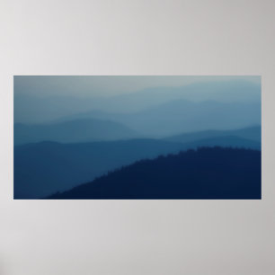 Póster Capas azules