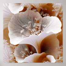 Capas de Flor Radiante – Abstracto Botánico Suave 