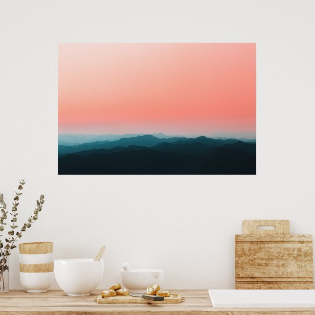 Póster Capas de la mañana temprano (Cocina)