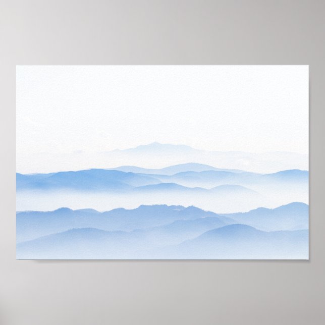 Póster Capas de valle de niebla (Frente)