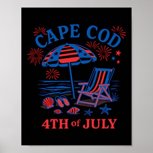 Póster Cape Cod 4 de Julio  (Frente)