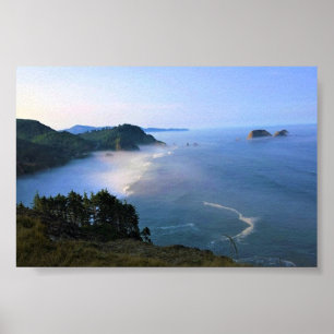 Póster Cape Meares, Oregon Coast